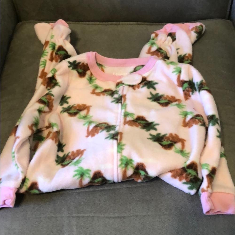NEW Fleece Dinosaur Footie Pajamas.